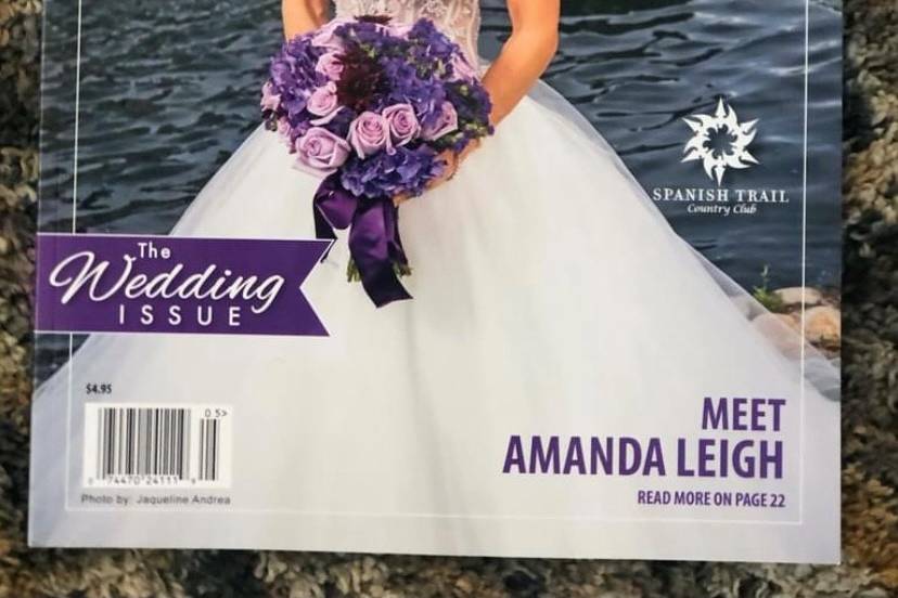 Featured bouquet on cover