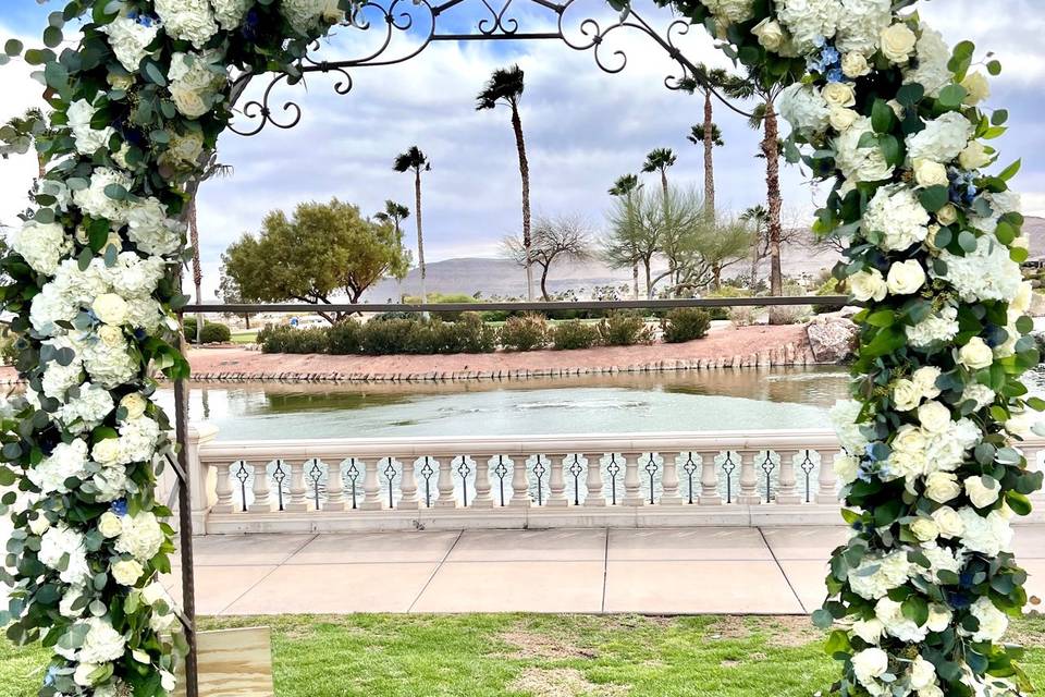 Full floral arch