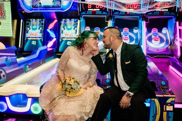 Arcade wedding
