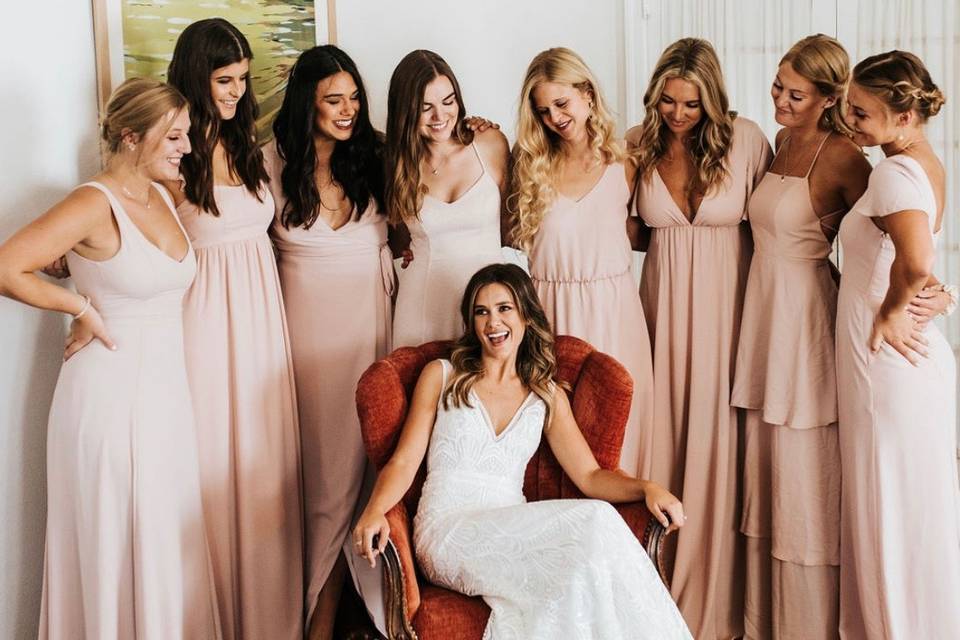 Bride & Her Maids