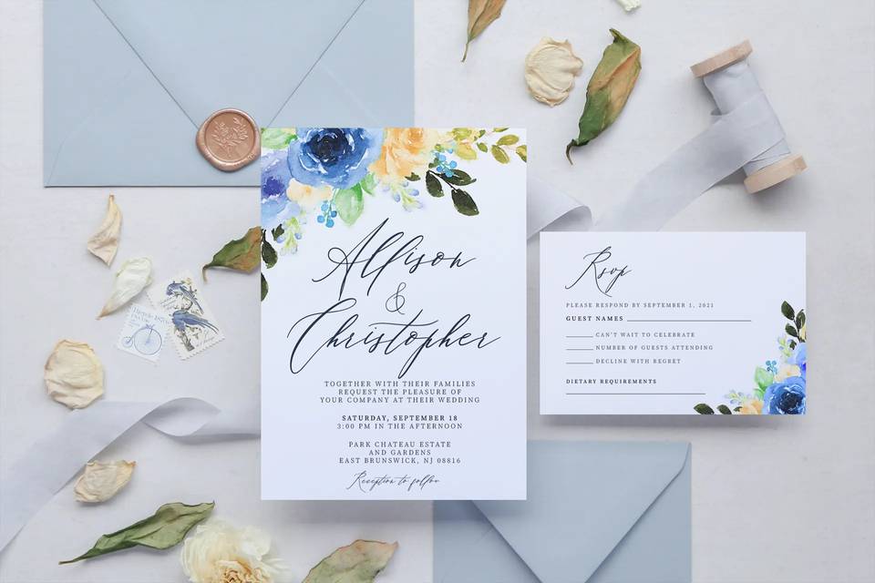 Invitation & RSVP card