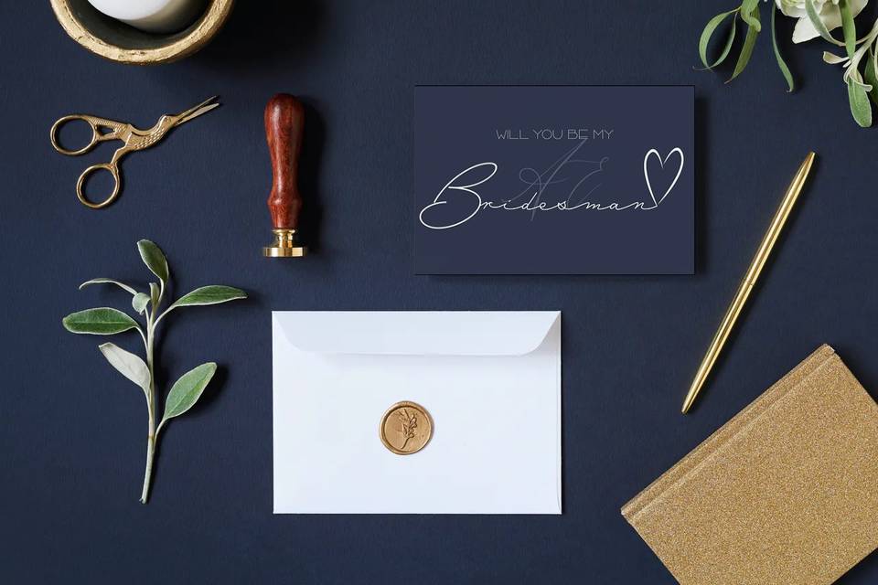 Bridesman proposal card