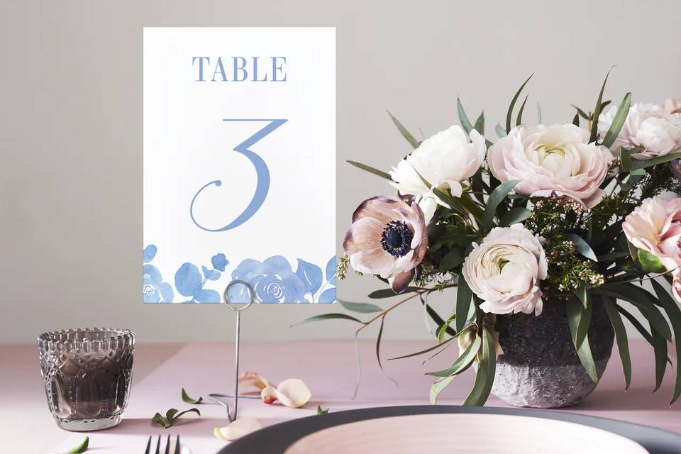 Table number