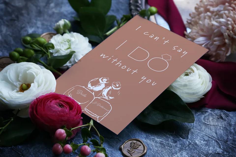 Bridesmaid proposal card