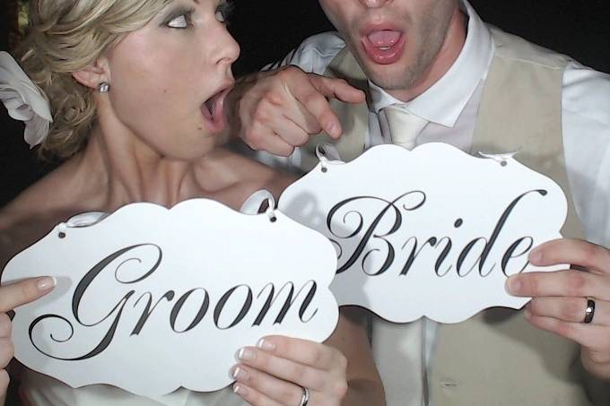 Groom and bride