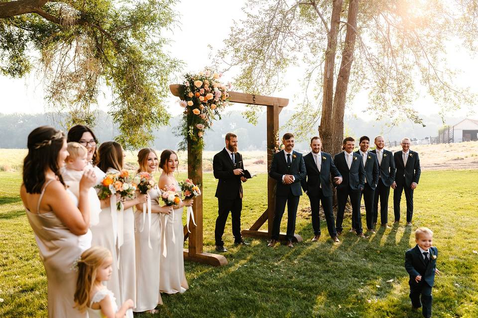 Perfect fall wedding