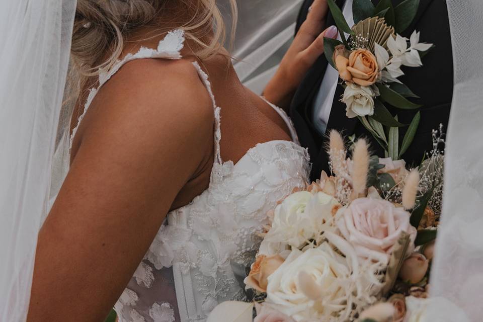 Groom boutonniere