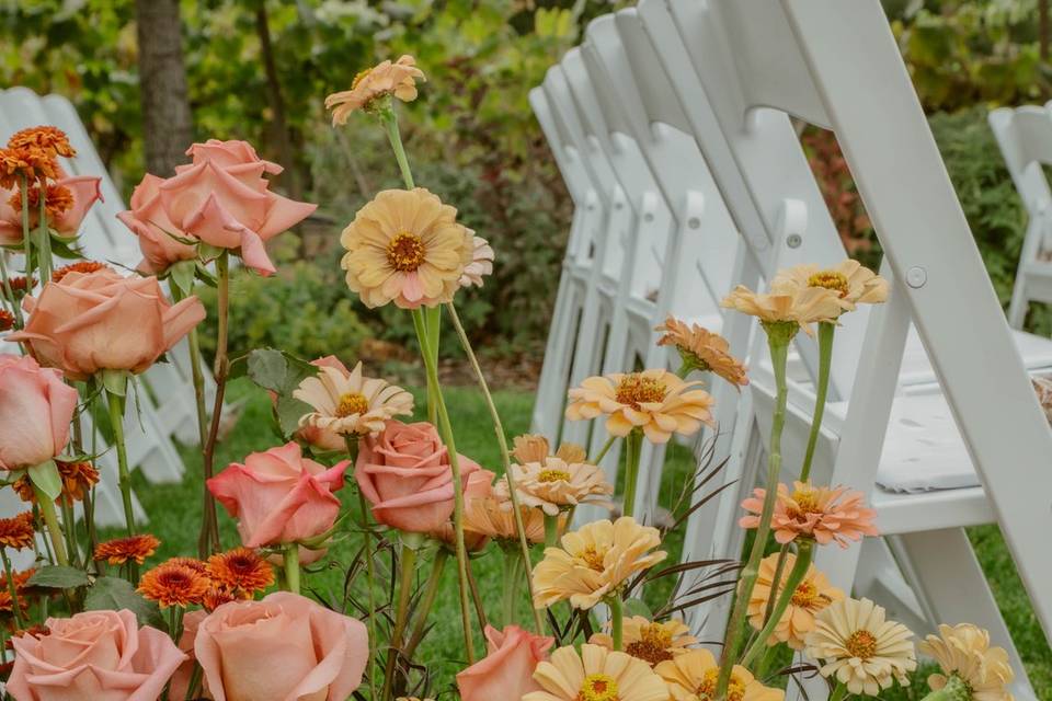 Autumn wedding flowers