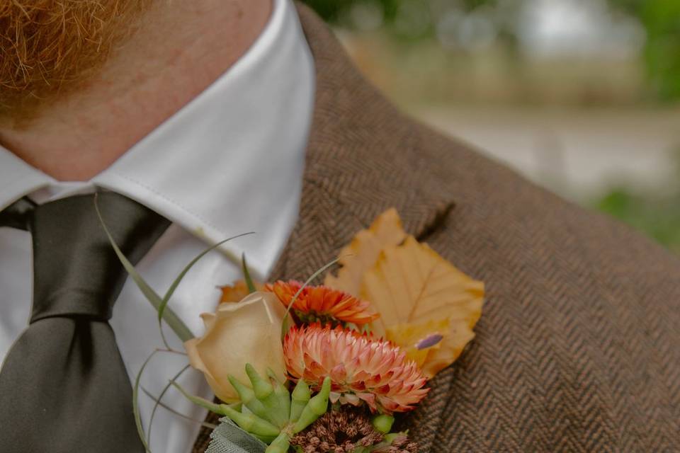 Grooms boutonniere