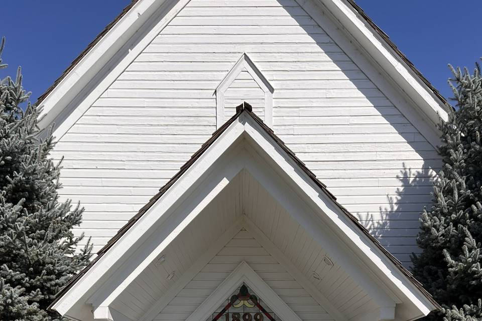 White chapel wedding