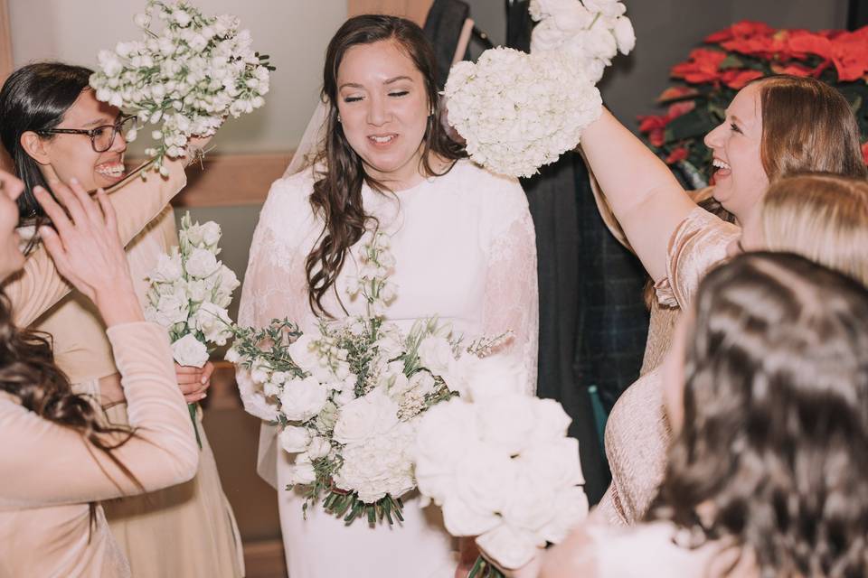 Classic white bridal