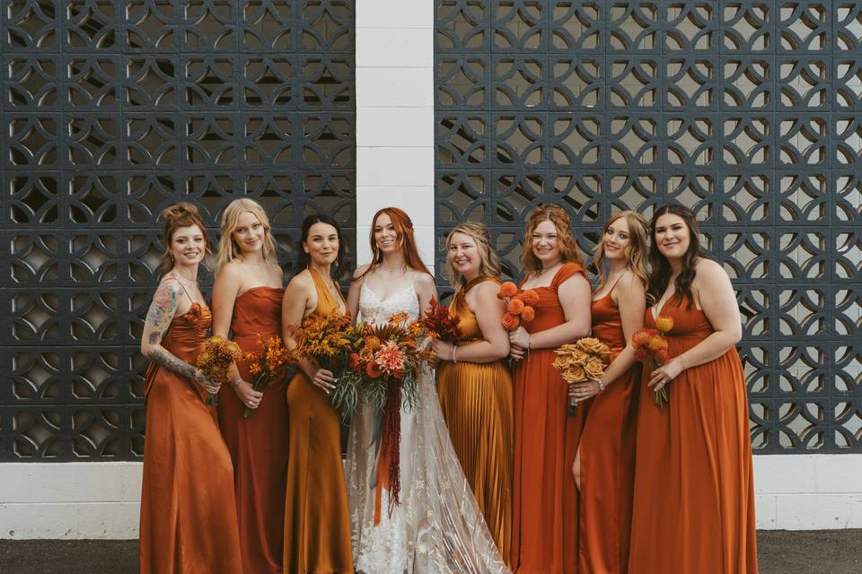 Autumn downtown Boise wedding