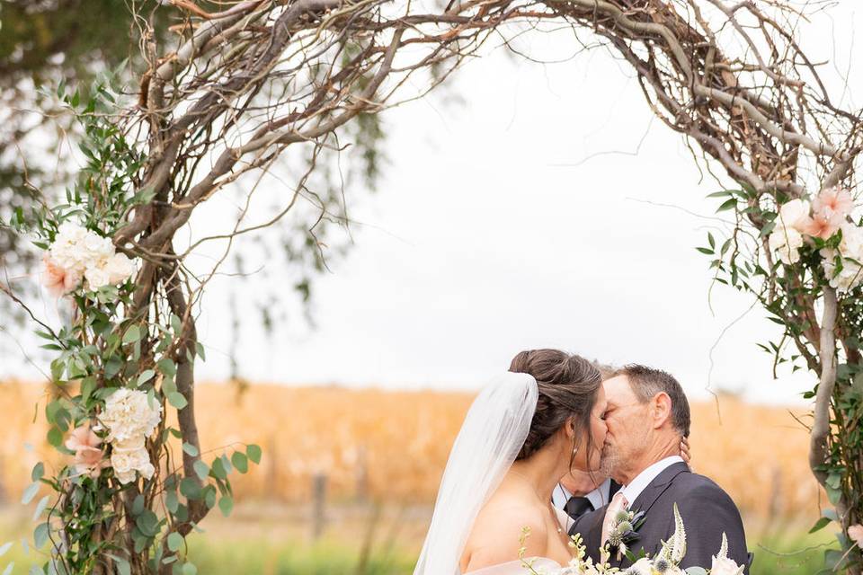 Branch ceremony arch