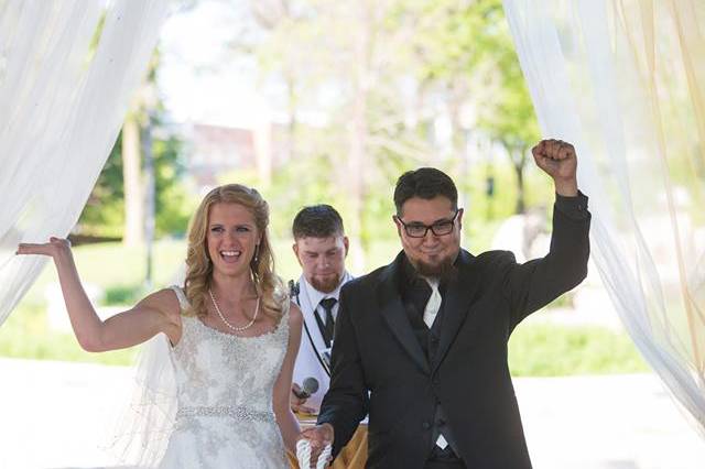 Just married