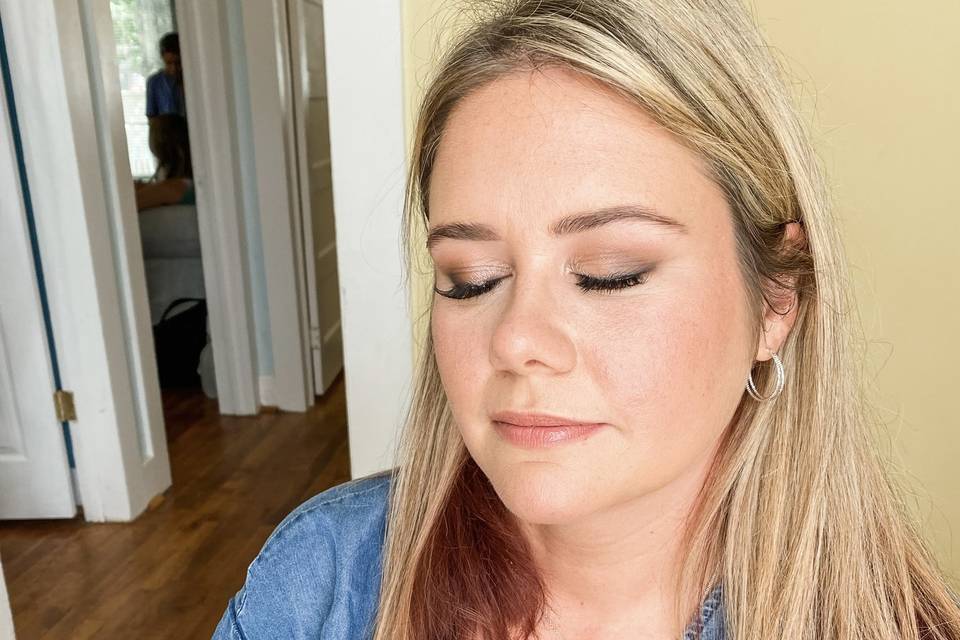 Bridesmaid makeup