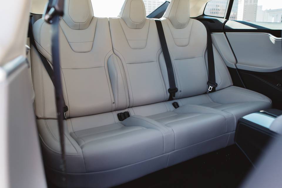 Spacious and comfortable rear seating