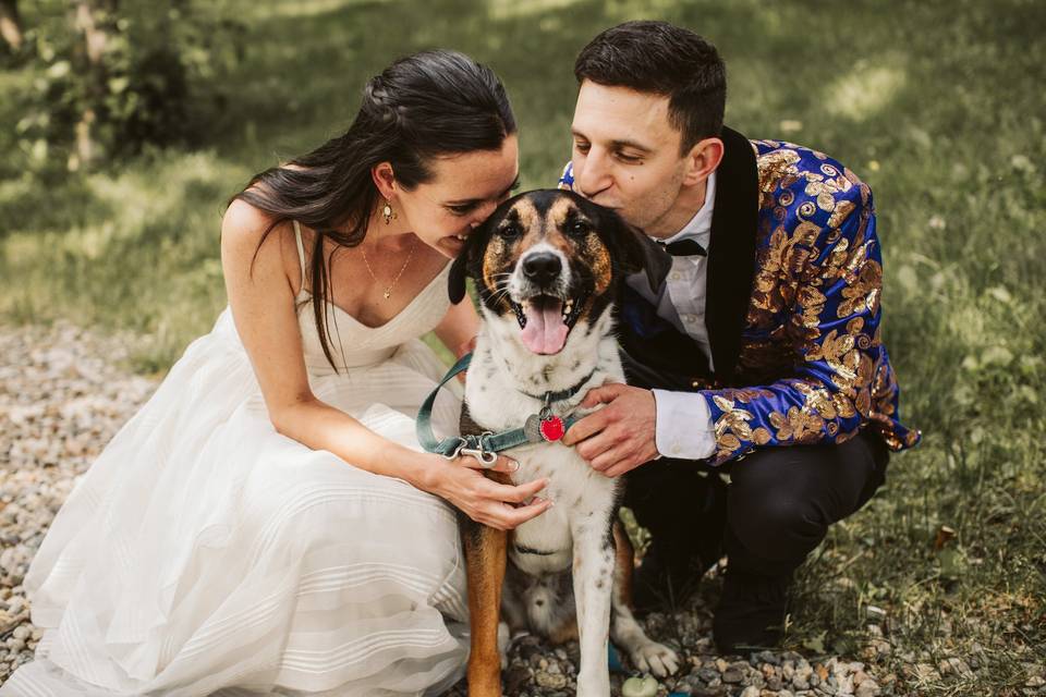 Couple with their best friend - Kelly Stevens Photo