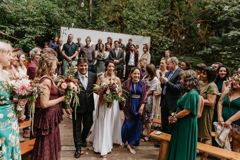Ceremony in the Oregon Forest