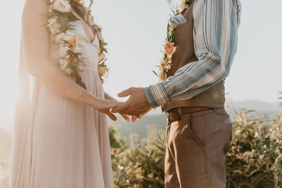 Nevada city wedding