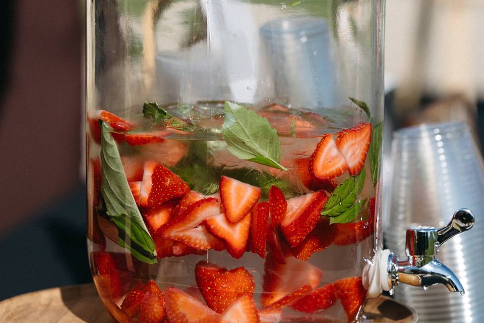 Strawberry Basil Water