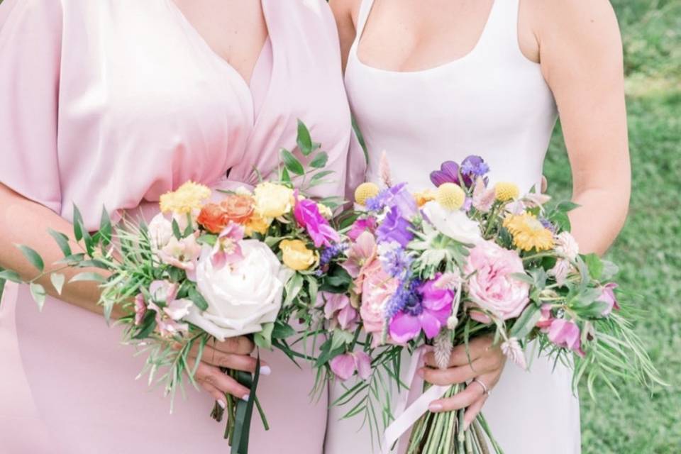 Wedding party portrait