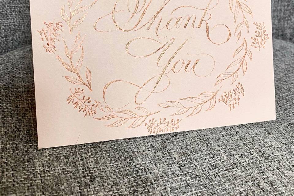 Thank You Card