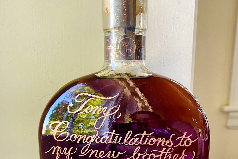 Engraved Whisky