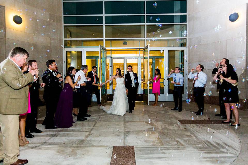 Wedding ceremony area