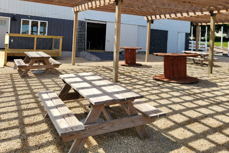Outdoor seating
