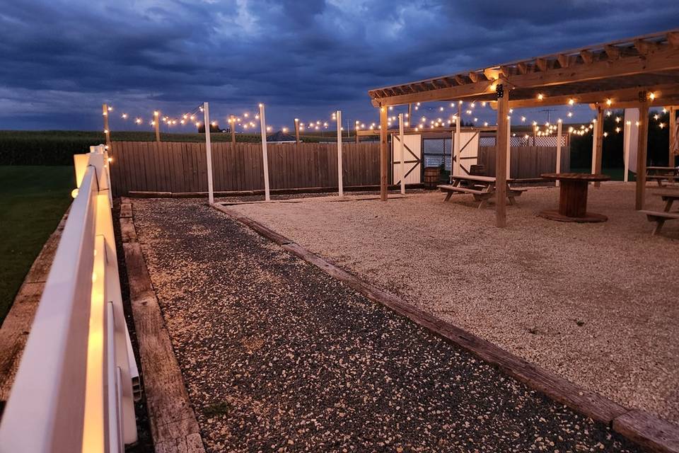Outdoor seating