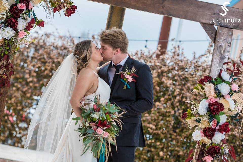 Patio Wedding Ceremony