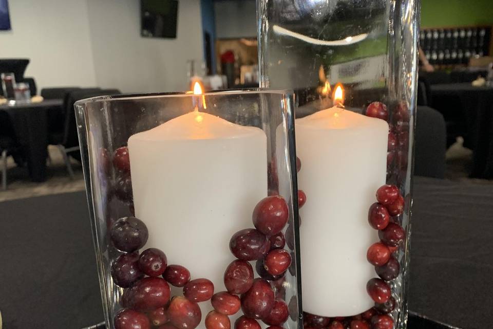 Cranberry and Candles