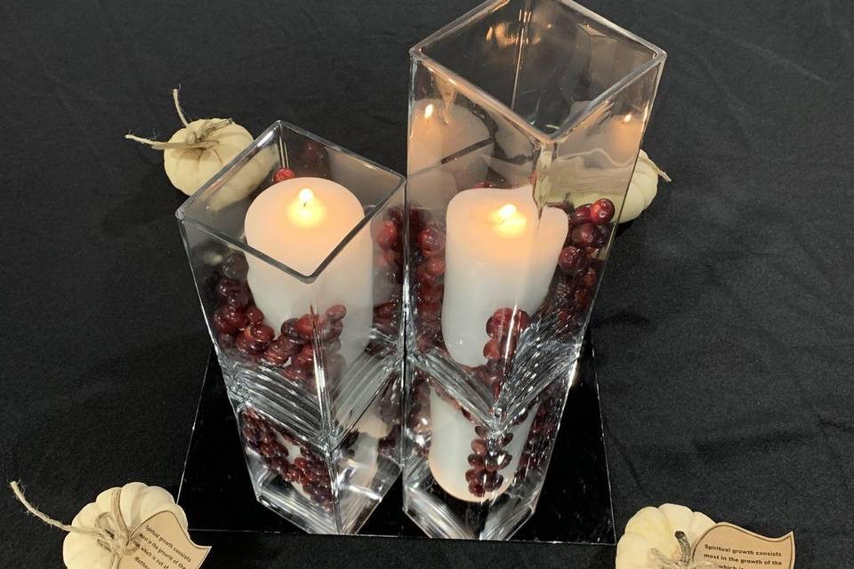 Cranberry and Candles