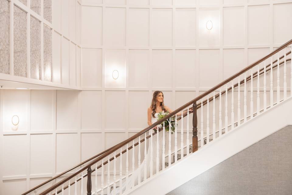 Stairway to ballroom