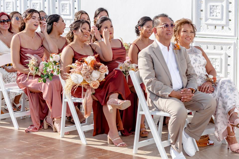 Seated Bridal Party