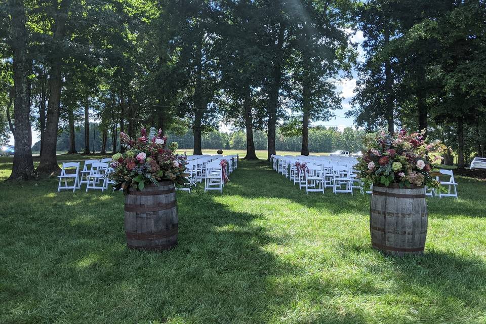 Ceremony set-up