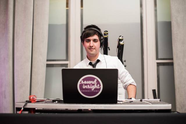 Professional DJ at work