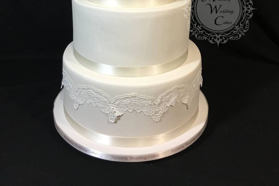 Two sided Wedding Cake