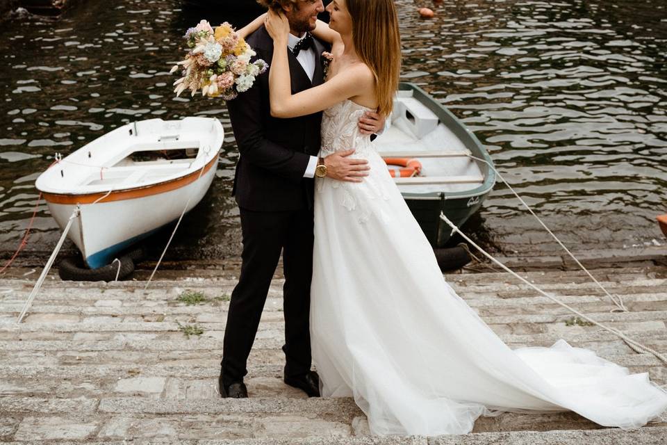Lake como wedding