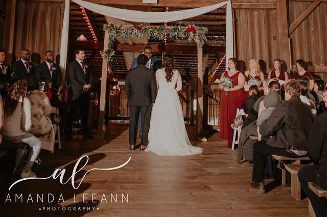 Upper Barn Ceremony