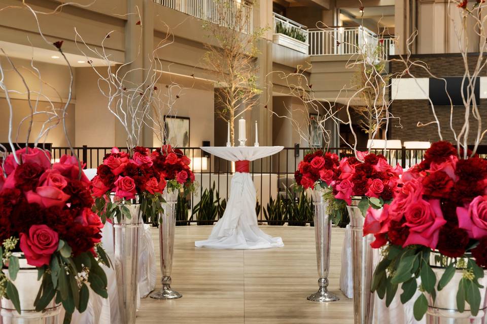 Aisle decor