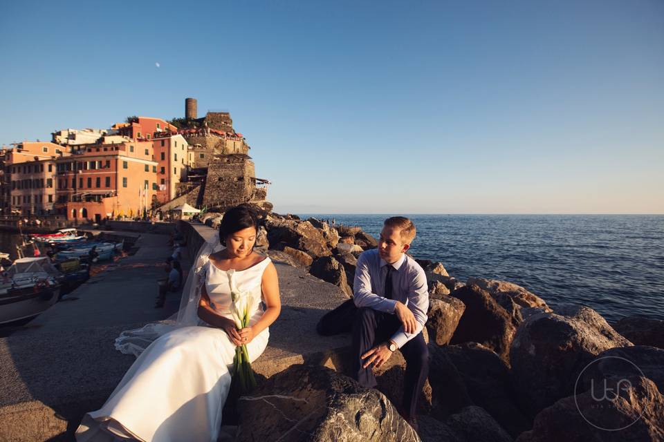 Elopement in Vernazza