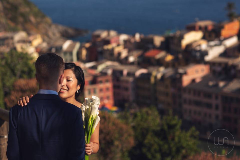 Bride and Groom Vernazza