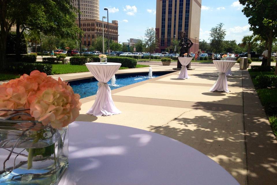 Courtyard Reception