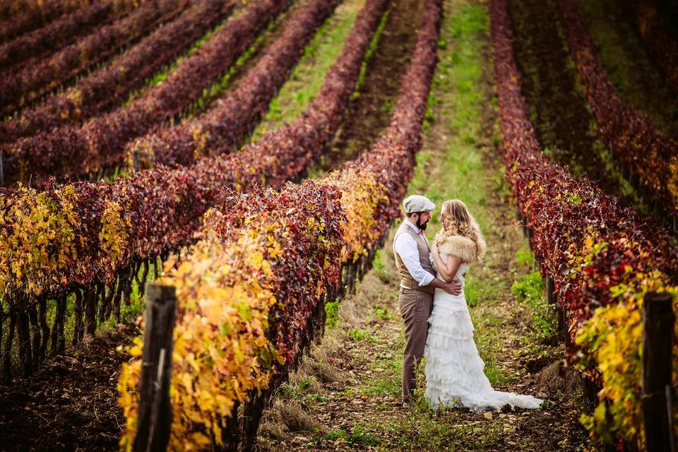 Vineyard Wedding in Autumn