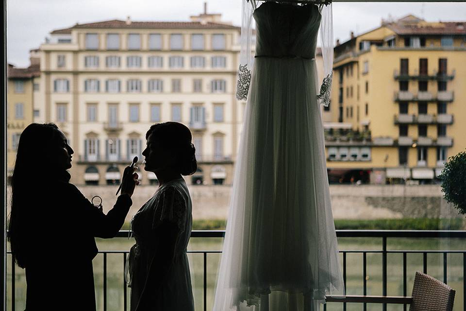 Styling the bride