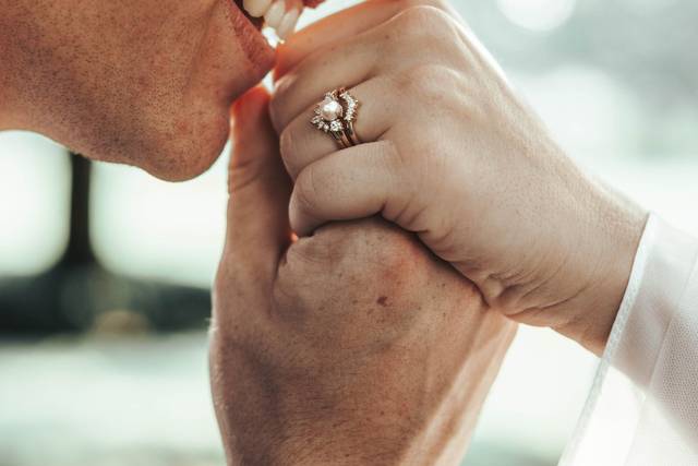 Wedding Ring Kiss