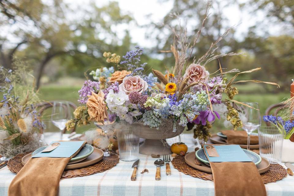 Fall inspired head table