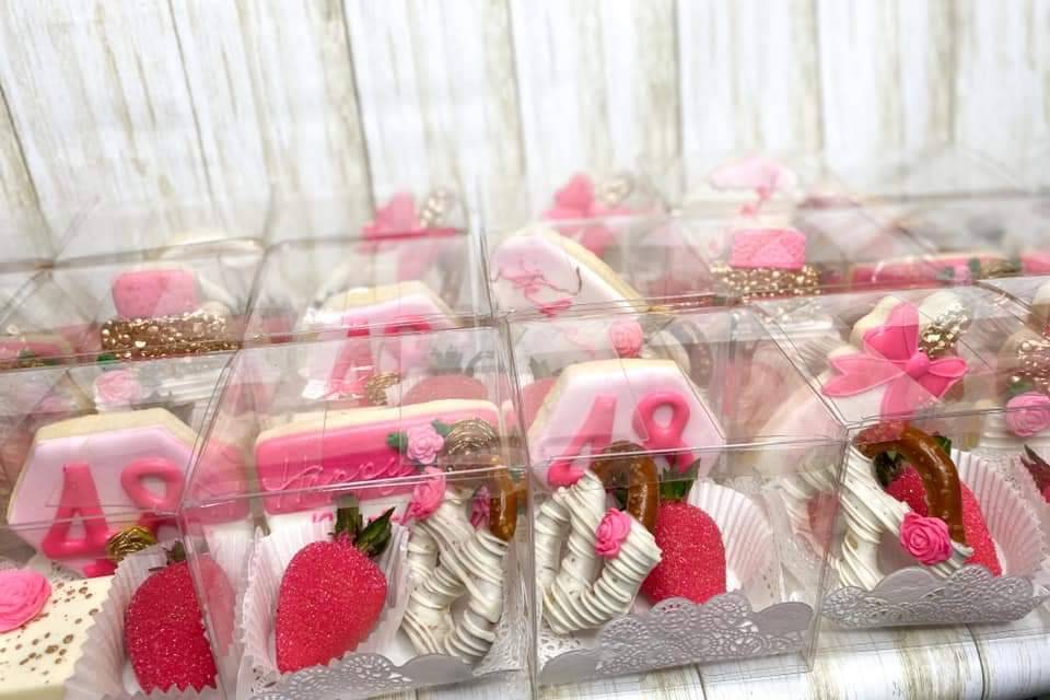 Dessert favor boxes