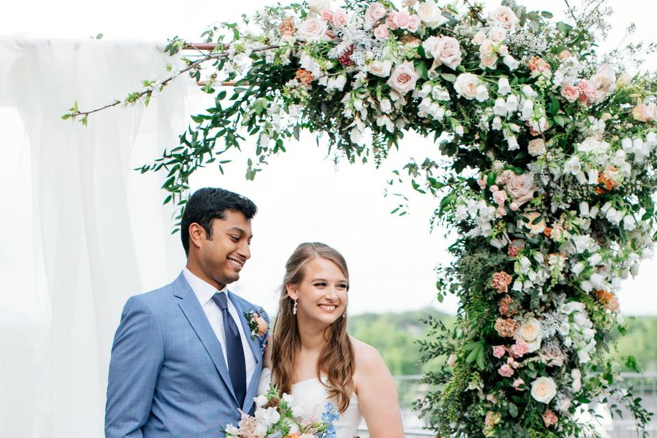 Four Seasons tablescape